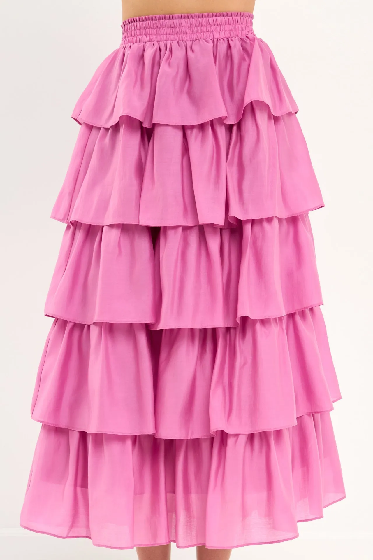 Endless Rose - Tiered Midi Skirt
