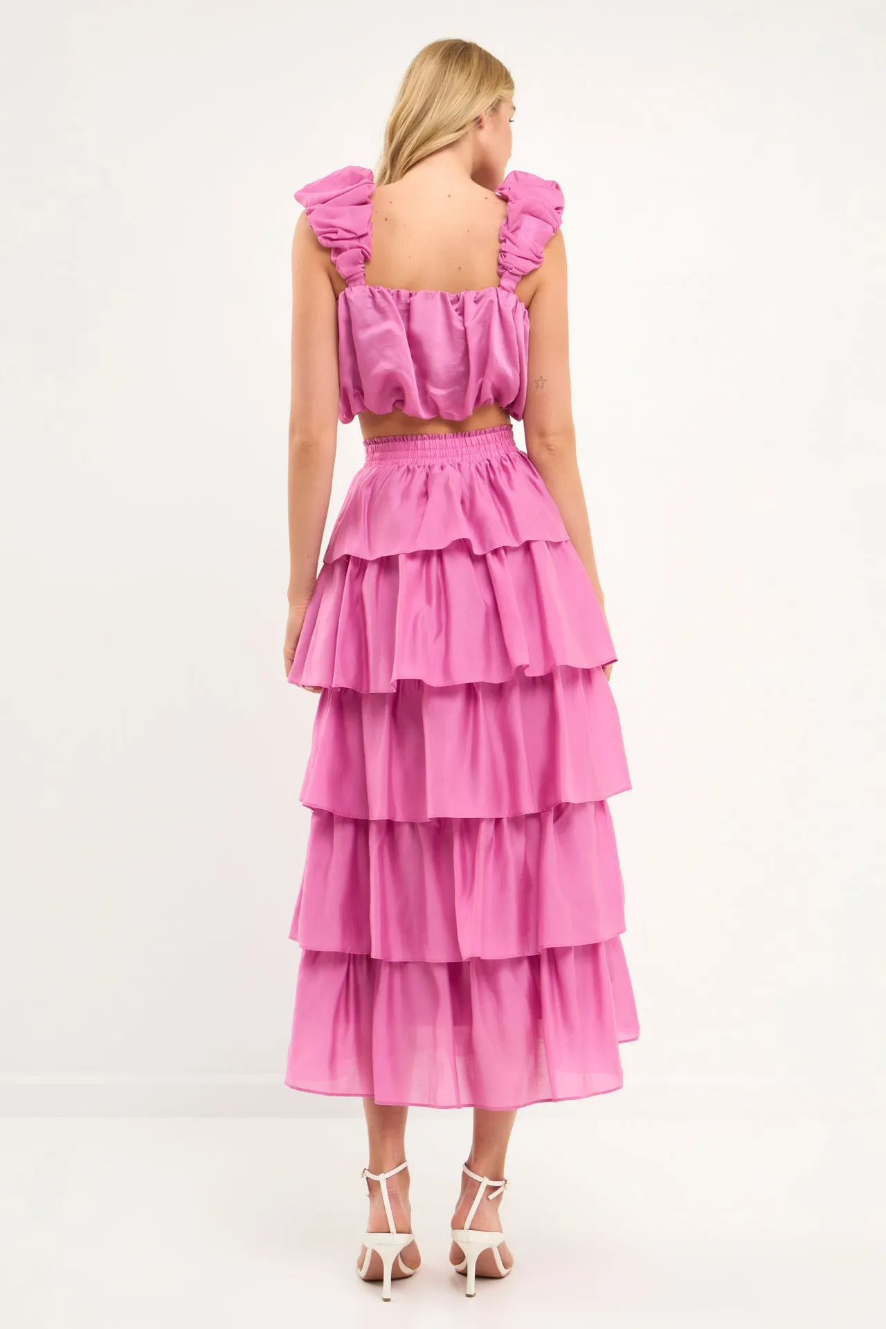 Endless Rose - Tiered Midi Skirt
