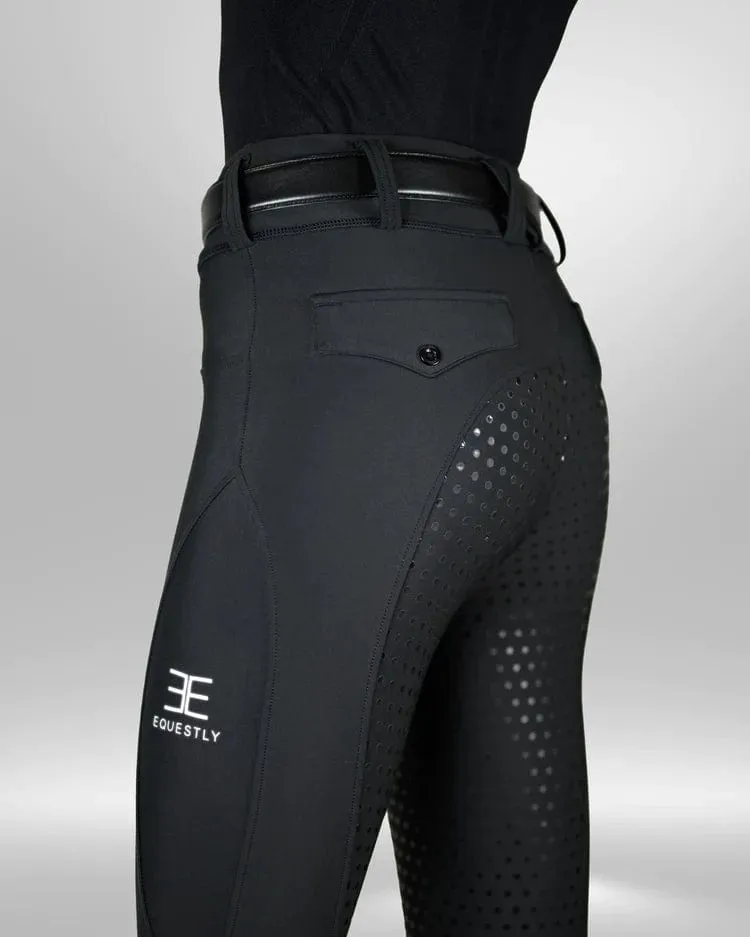 Equestly- Lux GripTEQ Riding Pants Full Seat (Charcoal)