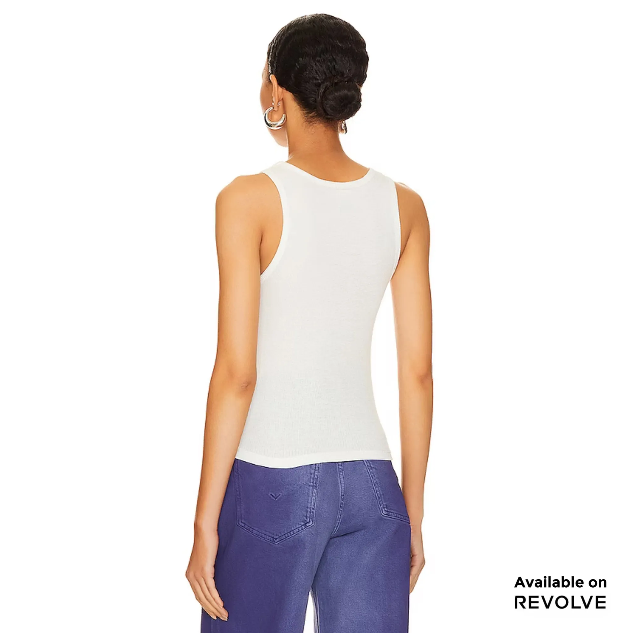 Essentials - Rib Tank - White