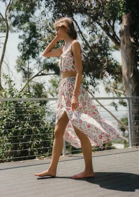 Evan Maxi Skirt, Perennial Floral