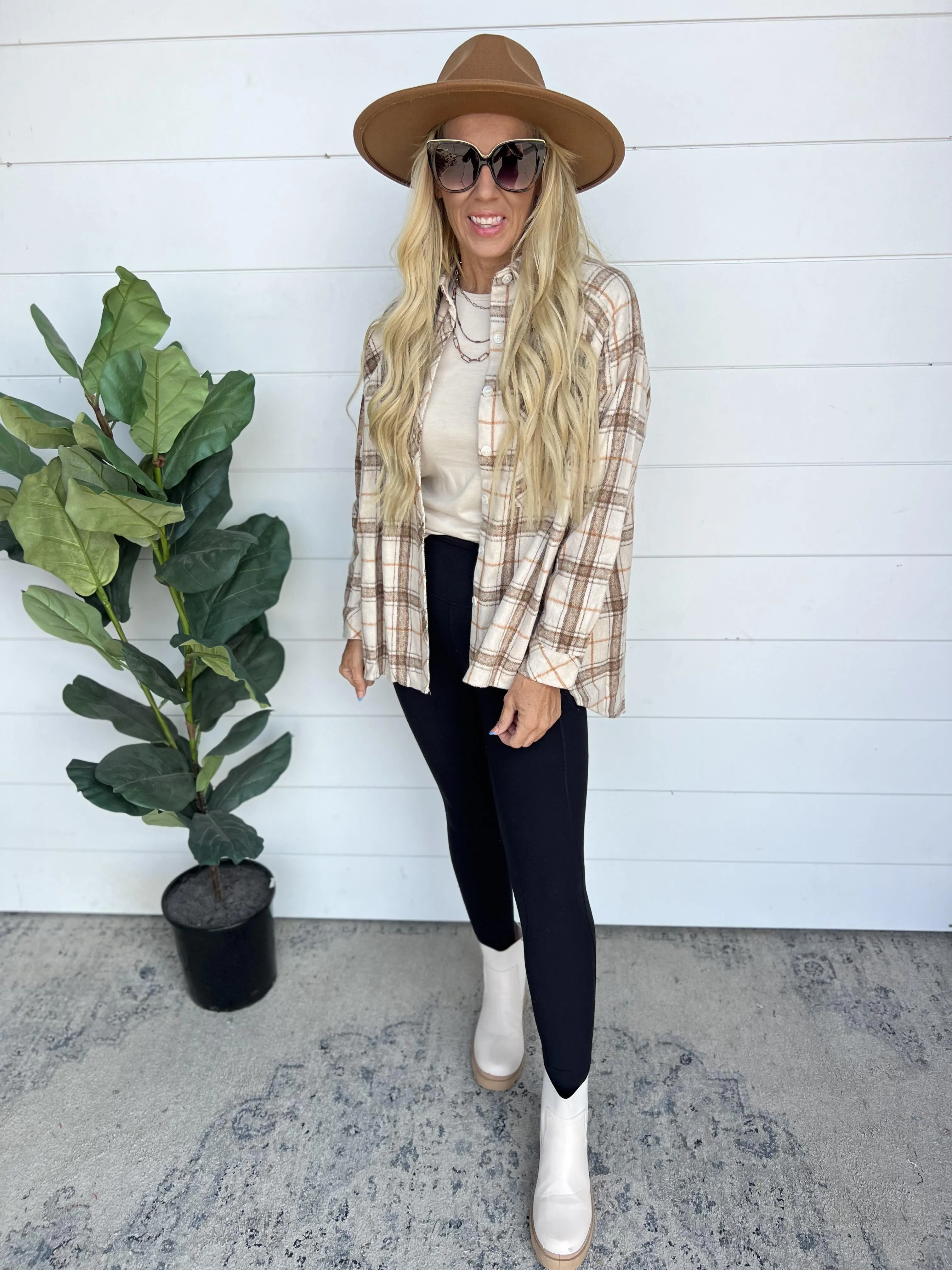 Falling for Plaid Hi Low Shacket