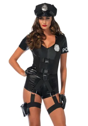 Flirty Cop - Blue & Silver