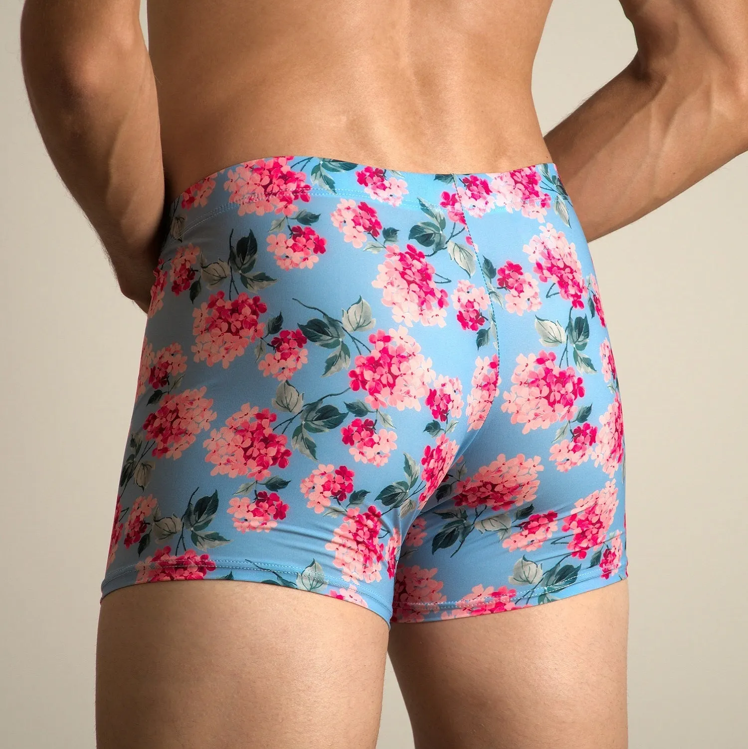 Flower Boxer Blue by Etseo