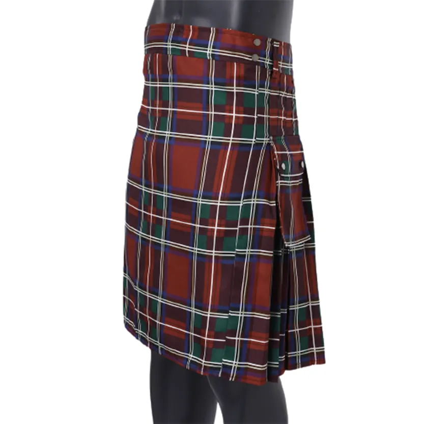Funki Buys | Skirts | Men's Gothic Punk Pleated Pocket Kilts