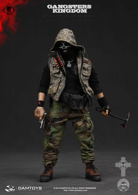 Gangsters Kingdom Spade 3 - Male Head Sculpt w/Balaclava