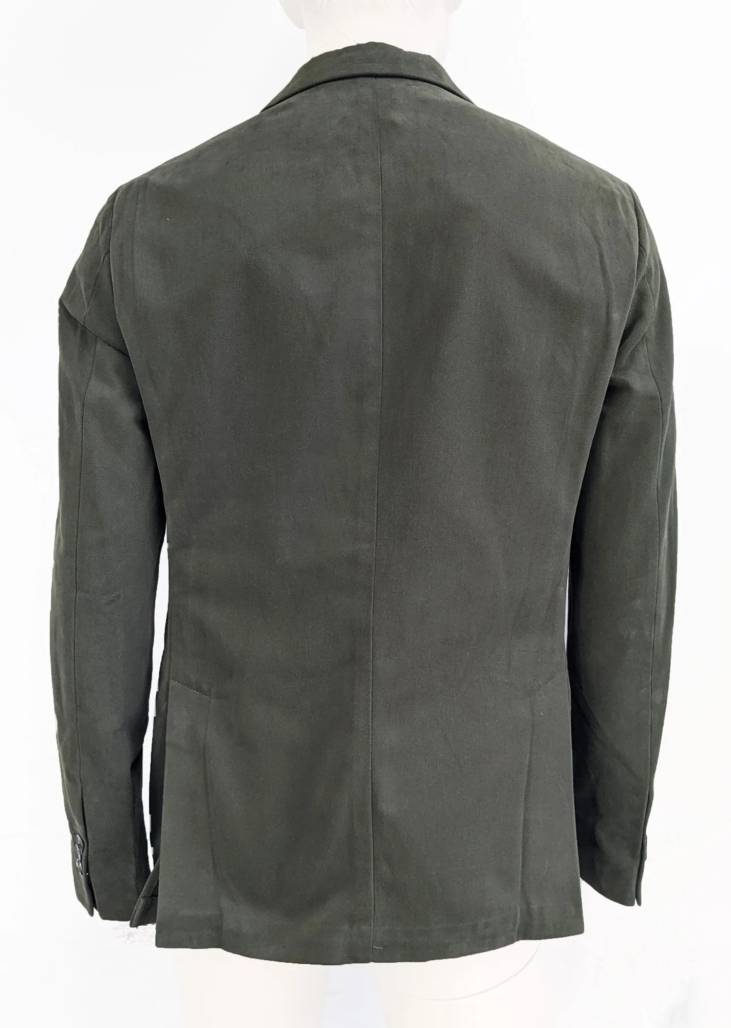GANT RUGGER Men's Military Green Cotton Uncontructed Blazer NWT