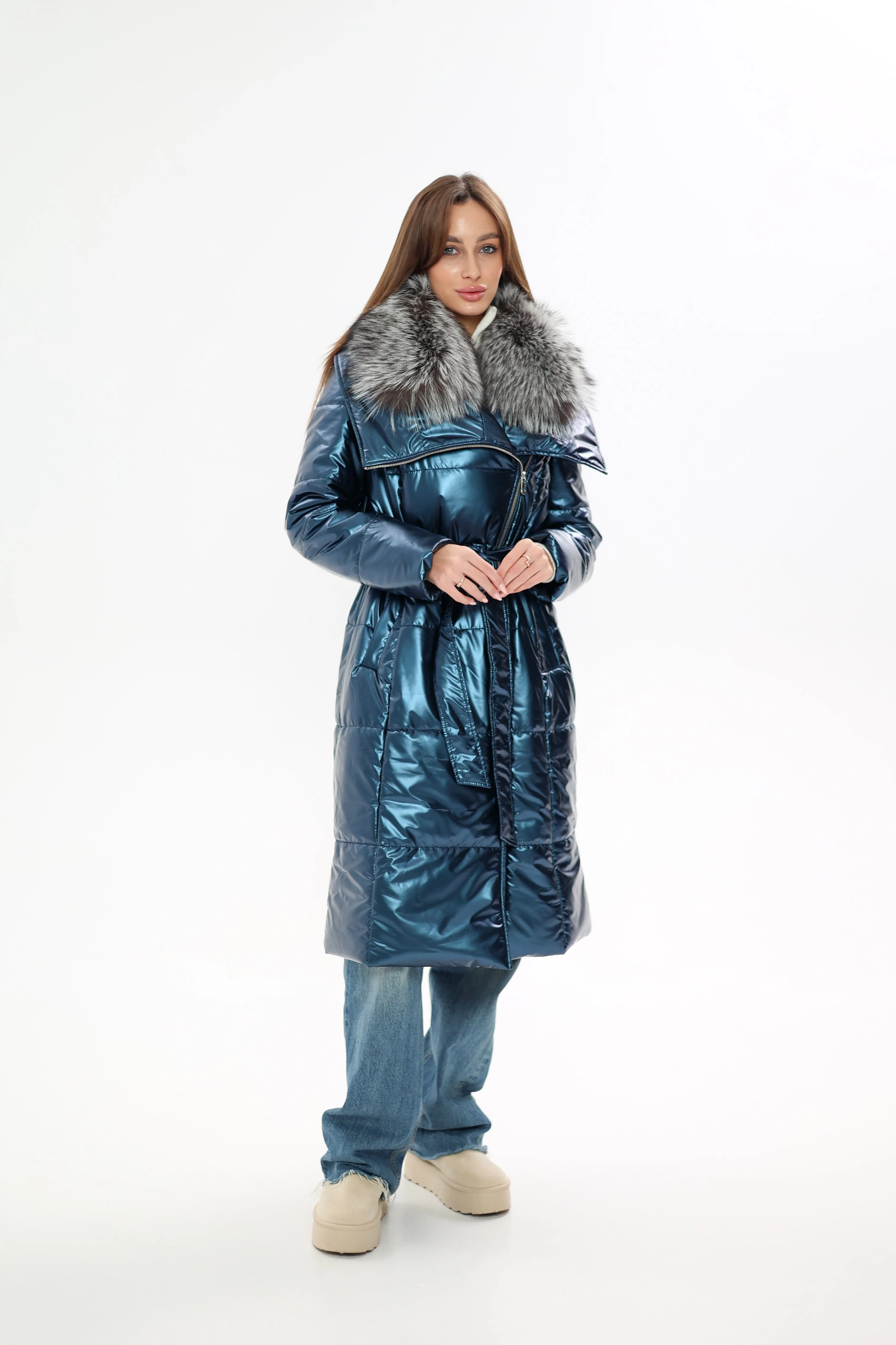 Genuine Silver Fox Fur Freudenberg Comfortemp® Coat