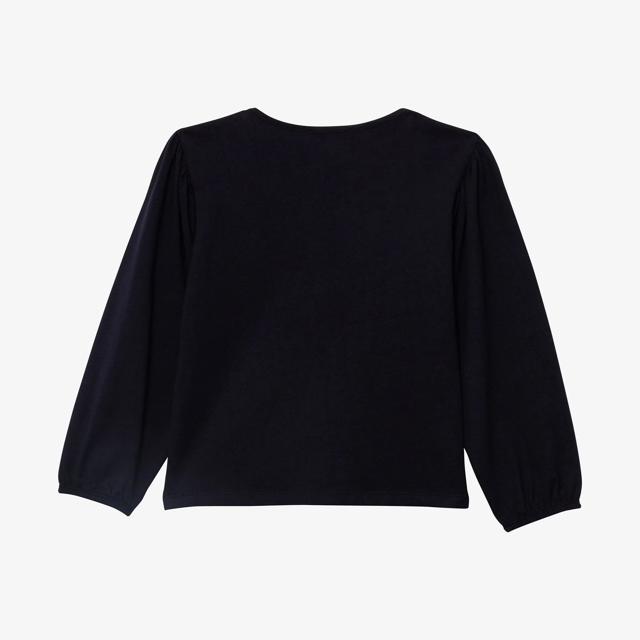 Girl navy long sleeve T-shirt