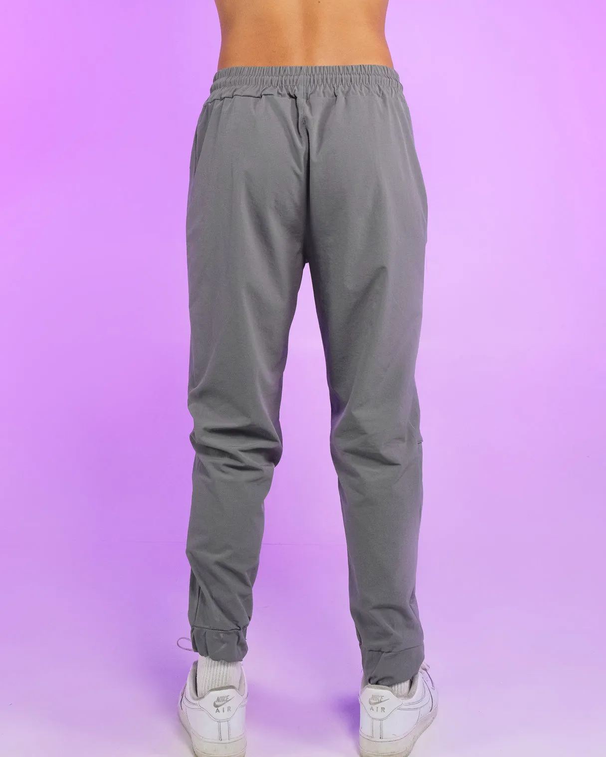 Gray Reflective Joggers