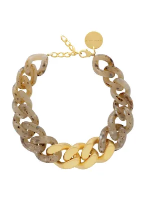 Great Necklace w Gold in Light Bernstein