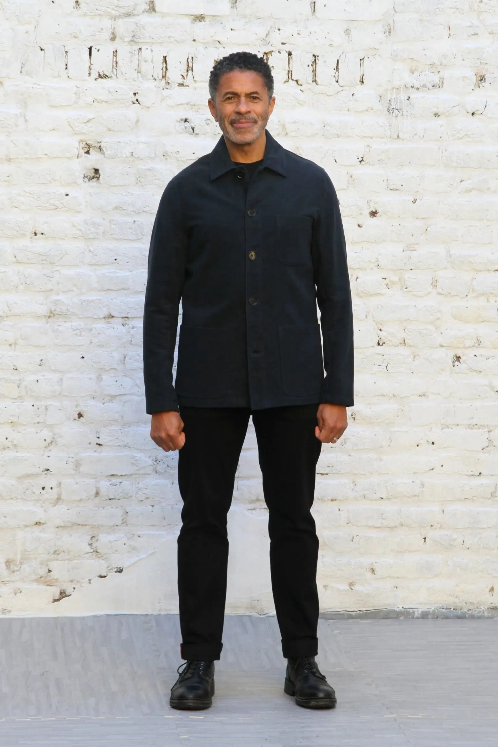 Hosken Jacket  - Navy Moleskin