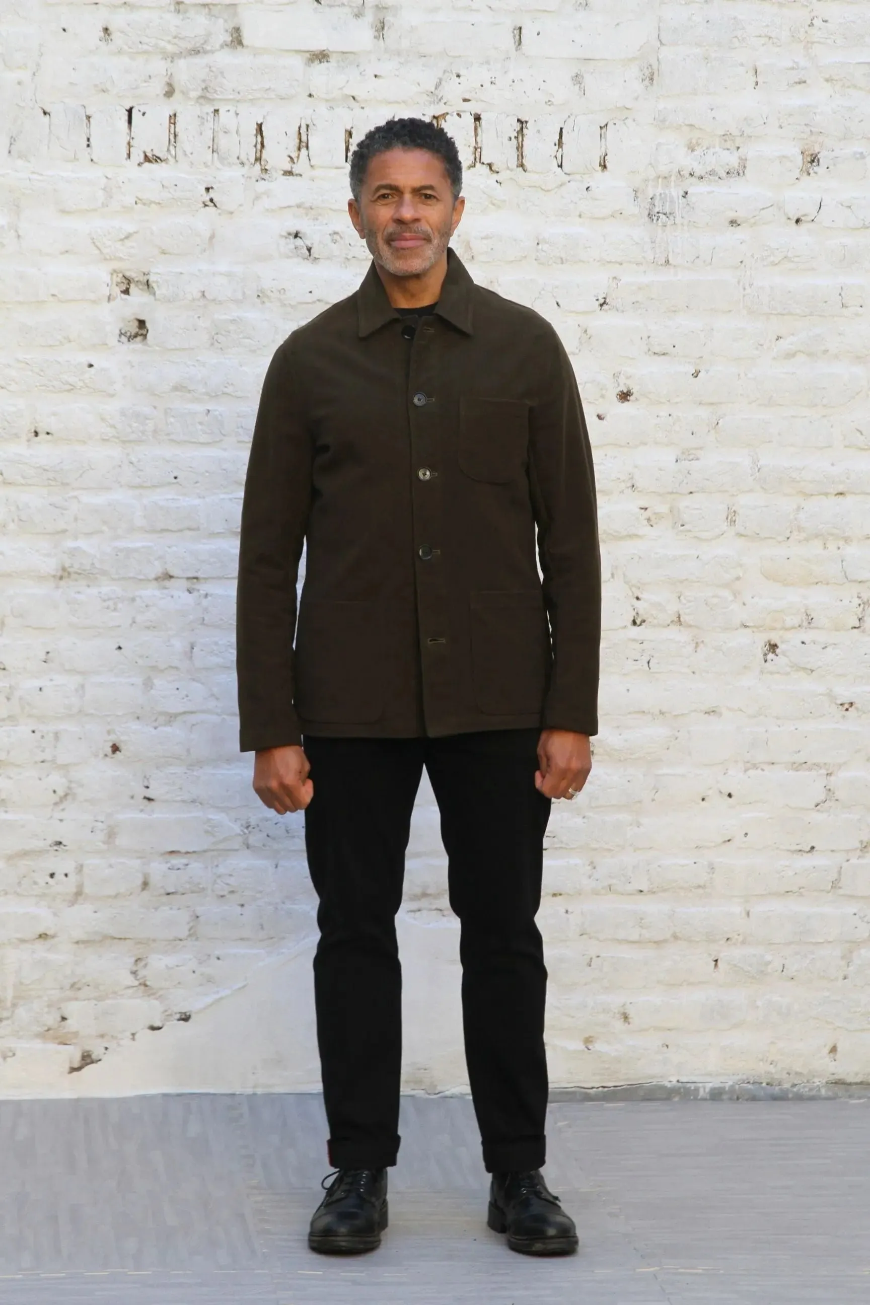 Hosken Jacket  - Olive Moleskin