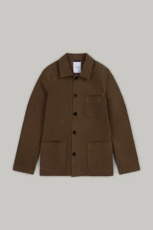 Hosken Jacket  - Olive Moleskin