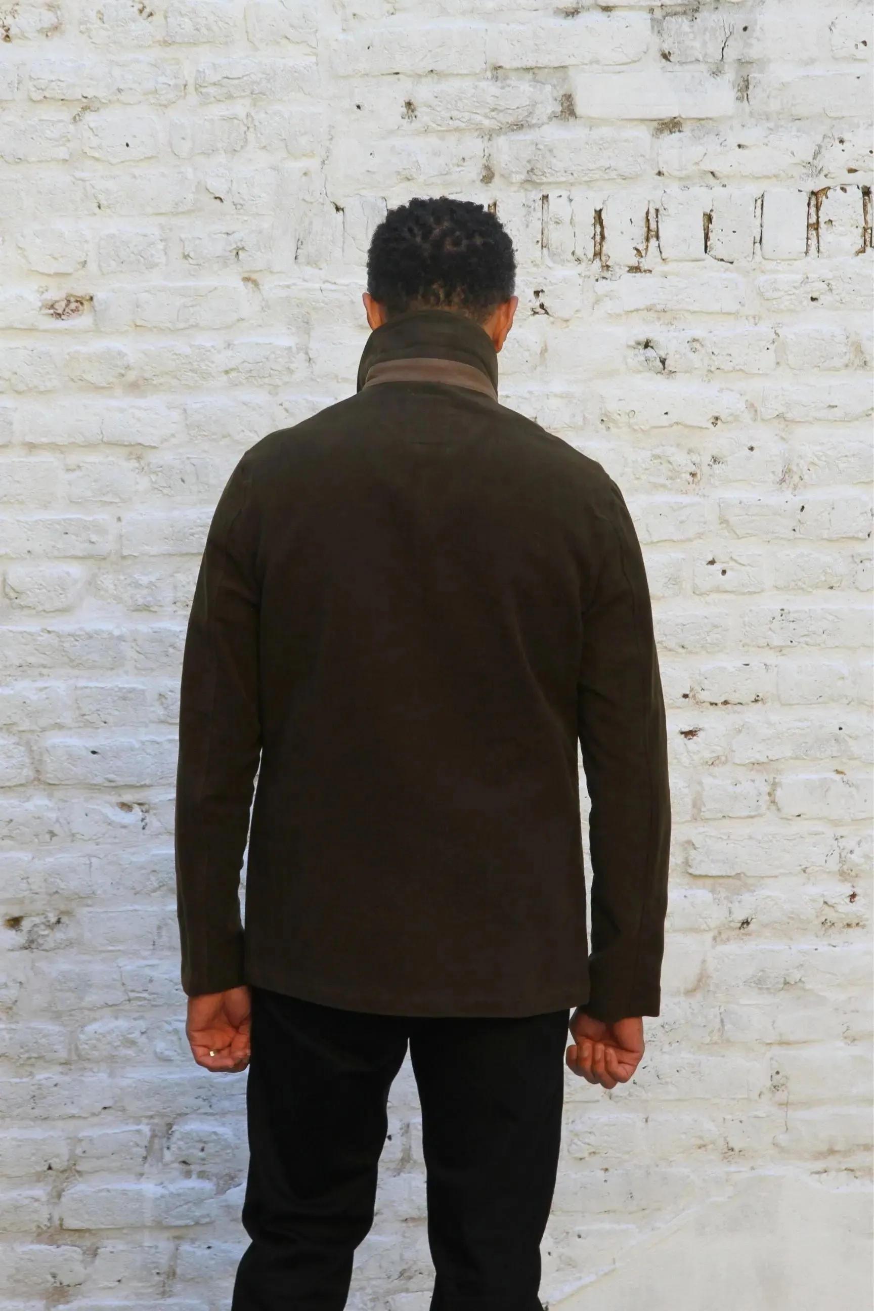 Hosken Jacket  - Olive Moleskin