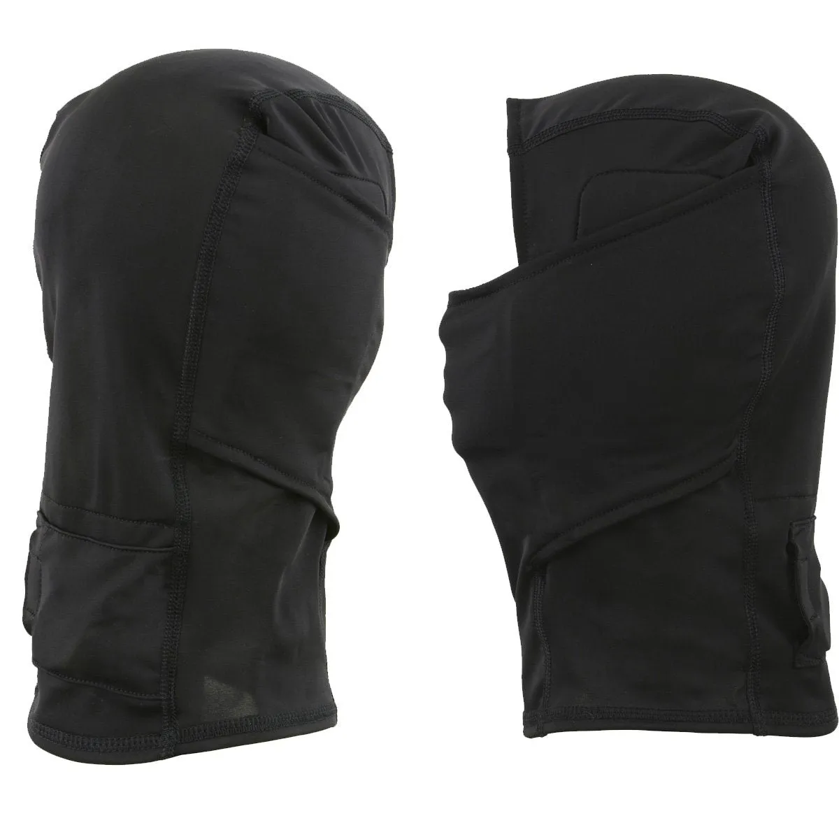Hot Leathers T68-SP 'The O.G.' No Logo Flat Black DOT Helmet with MP7922FMSET Heated Balaclava Bundle