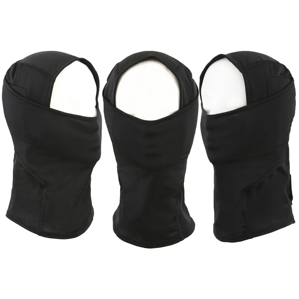 Hot Leathers T68-SP 'The O.G.' No Logo Flat Black DOT Helmet with MP7922FMSET Heated Balaclava Bundle
