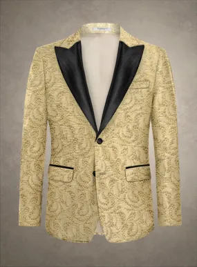 Italian Silk Lerion Tuxedo Blazer