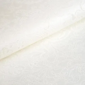 Ivory Floral Jacquard 5585