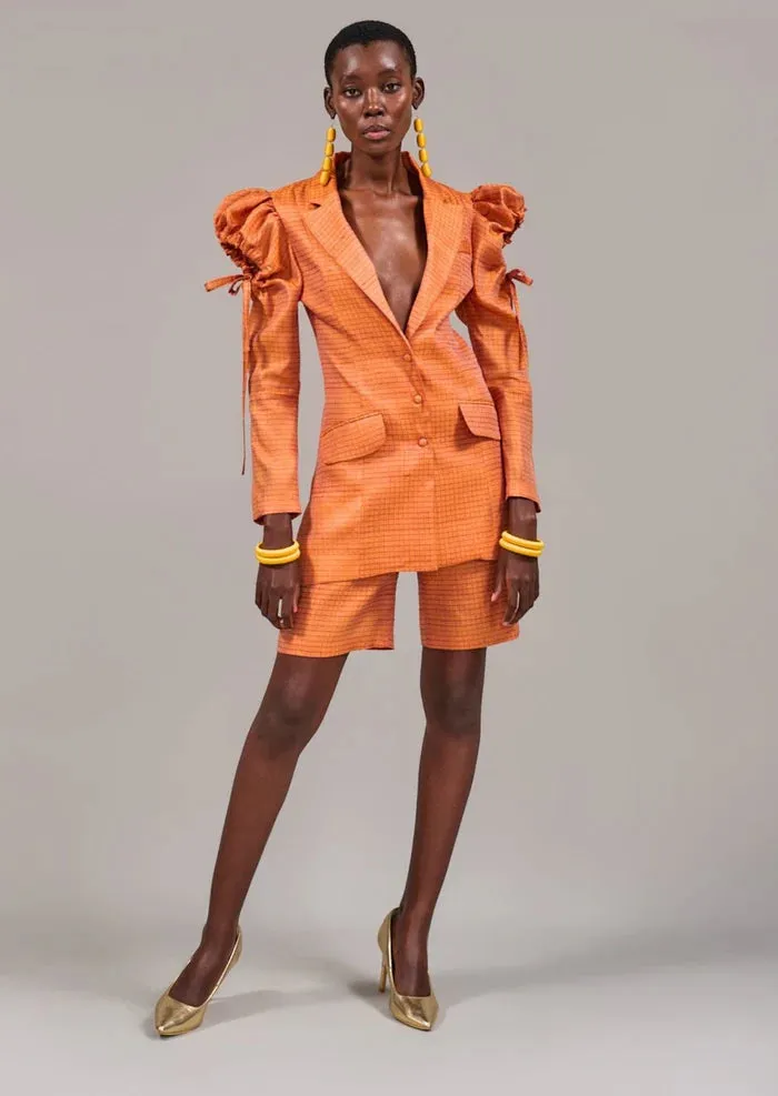 Kahindo Adderley Tuxedo Jacket with cut-out sleeve