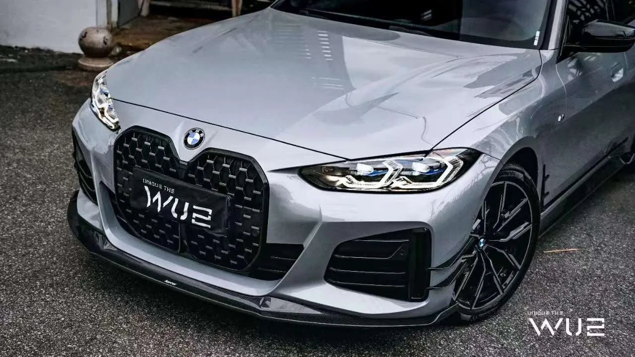 Karbel Carbon Fiber Front Canards for BMW I4 G26 M50 / e Drive 40 & G26 Gran coupe M440i 430i