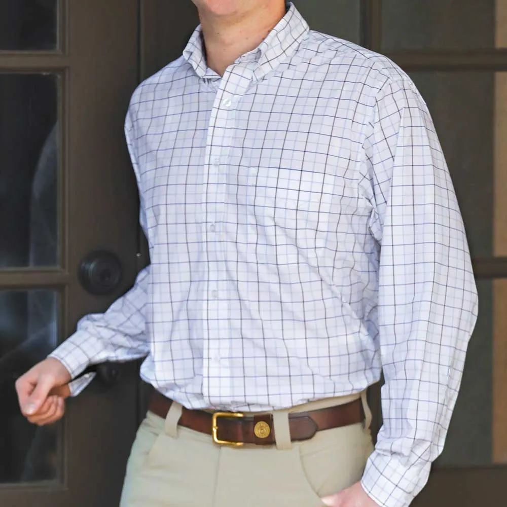 Kevin's Tattersall Long Sleeve Performance Dress Shirt