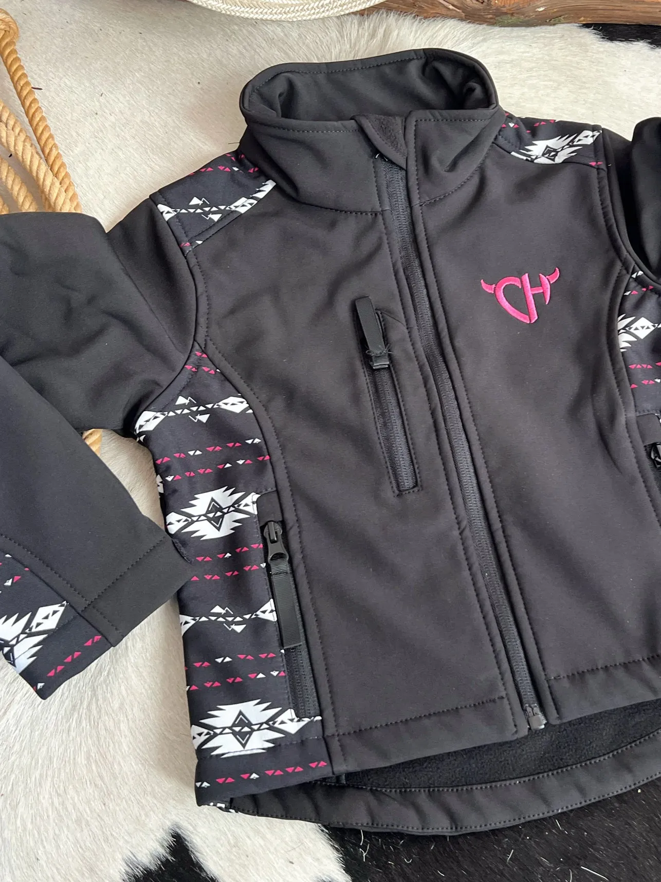 Kid's Tonal Accent Poly Shell Jacket