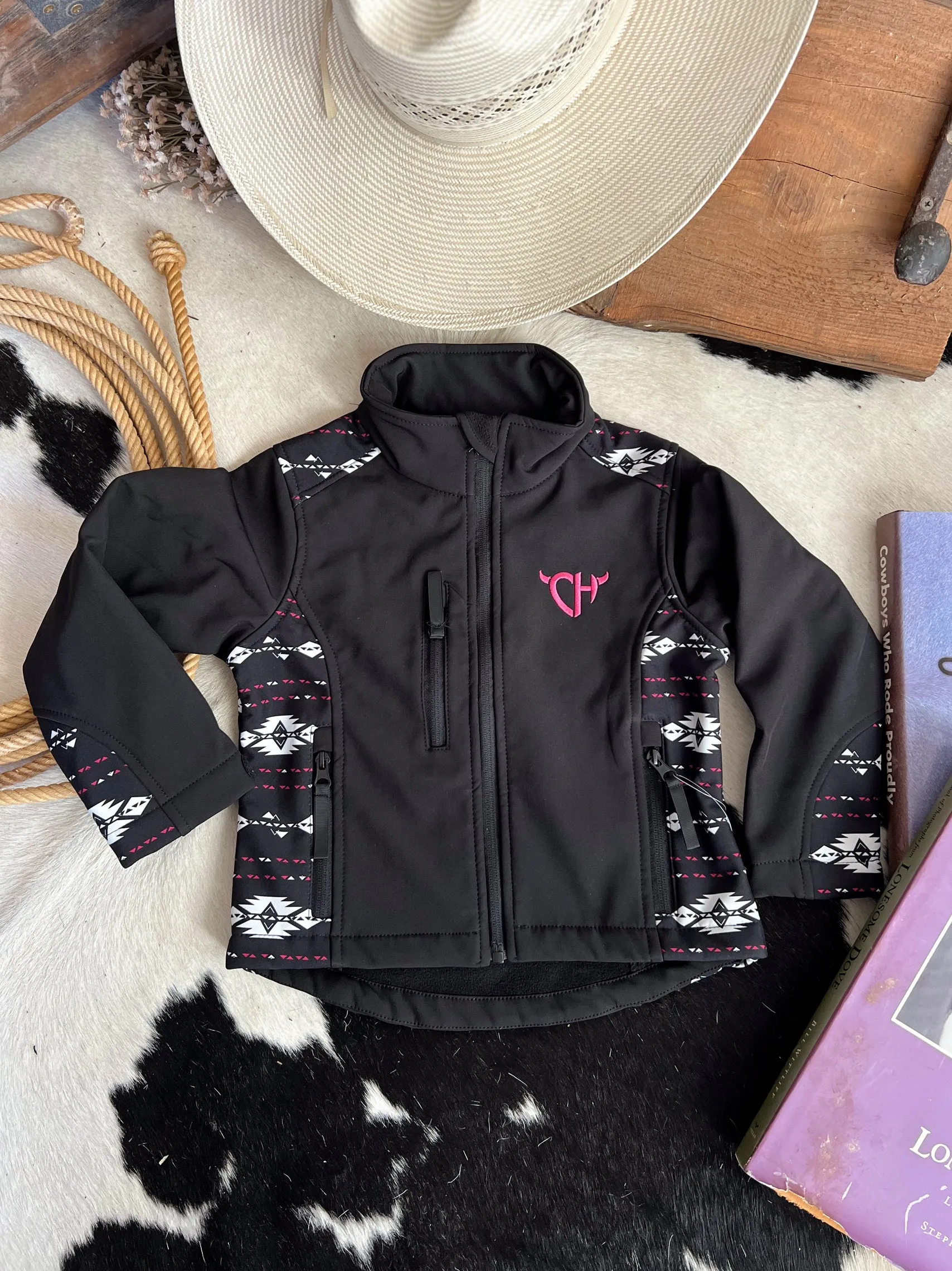 Kid's Tonal Accent Poly Shell Jacket