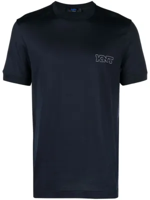 Kiton T-shirts and Polos Blue