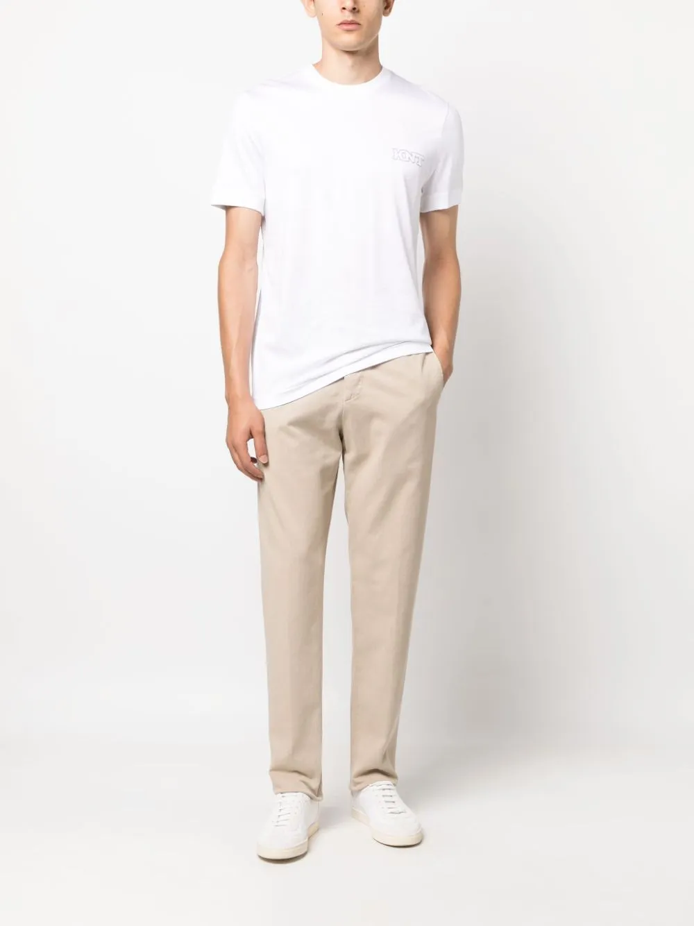 Kiton T-shirts and Polos White