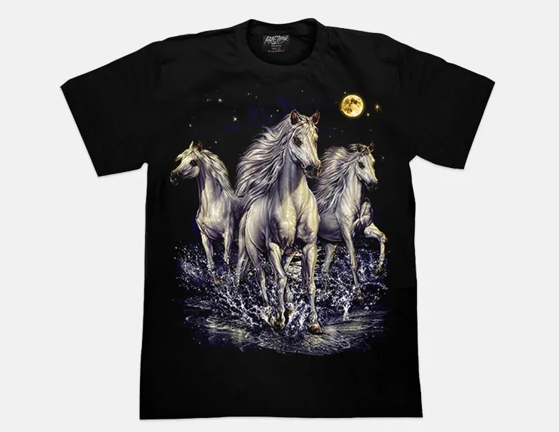 Knight Riders Glow in the Dark UV Reactive T-shirt