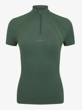 LeMieux Mia Mesh Short Sleeve Base Later Hunter Green