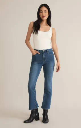 Lia Denim Ankle Kick Flare