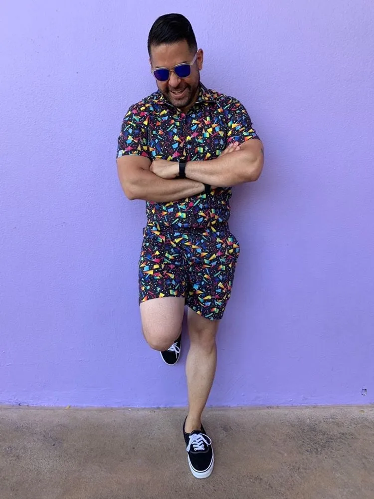 Male Romper - Confetti