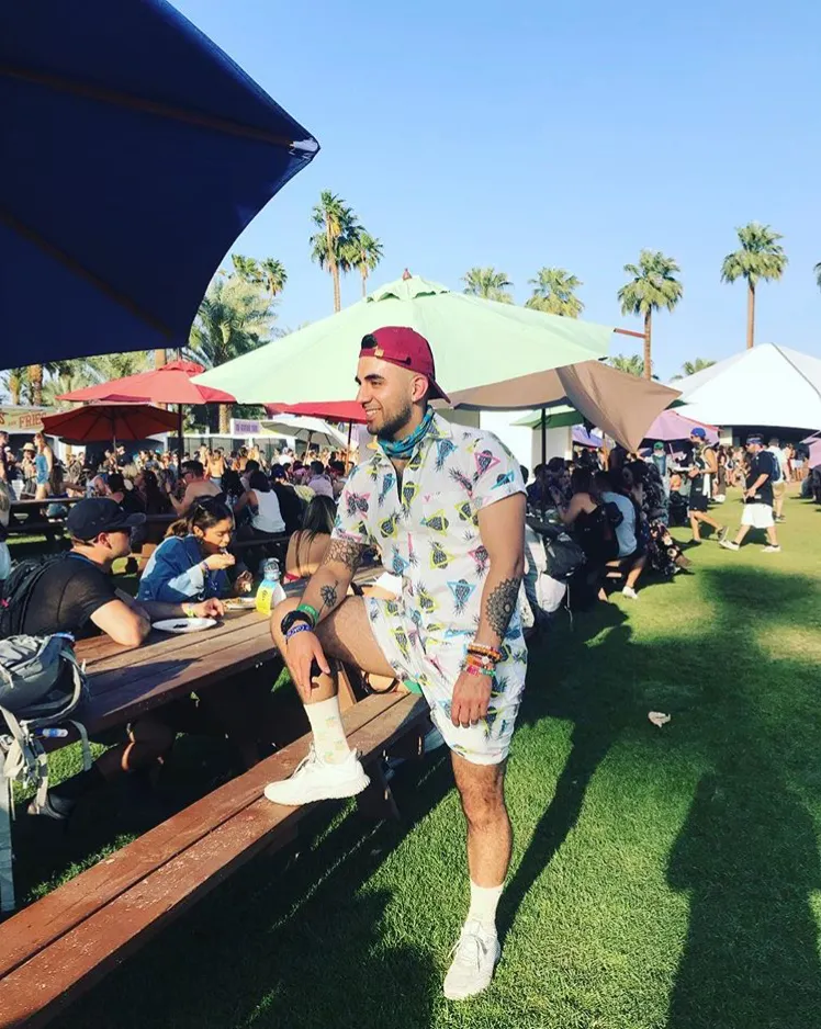 Male Romper - Pineapples