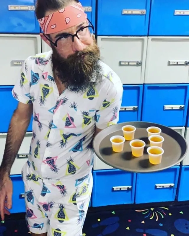 Male Romper - Pineapples