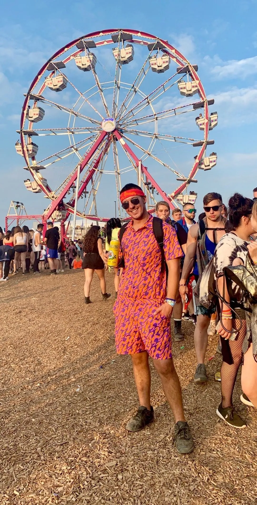 Male Romper - WildFire