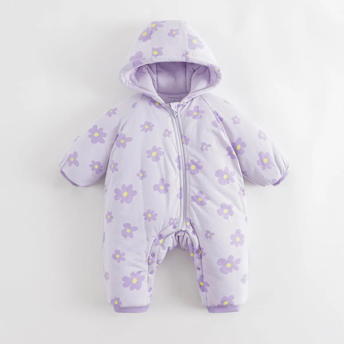 MARC & JANIE Baby Boys Girls Clip Hooded Romper 231265