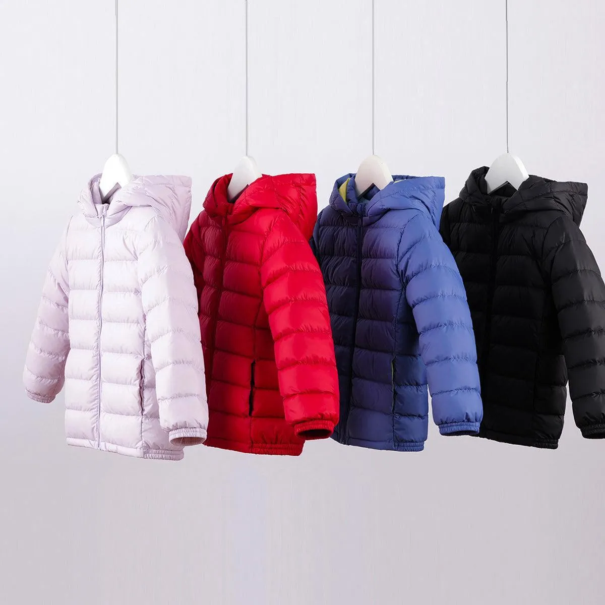 MARC & JANIE Boys Girls Ultralight Hooded Down Parka 221735