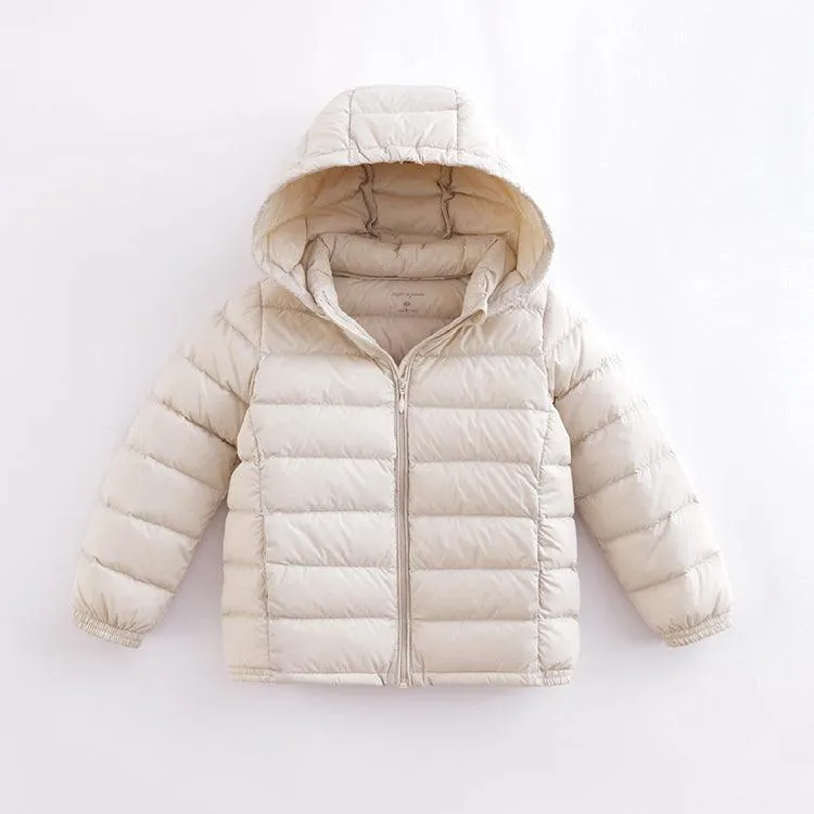 MARC & JANIE Boys Girls Ultralight Hooded Down Parka 221735