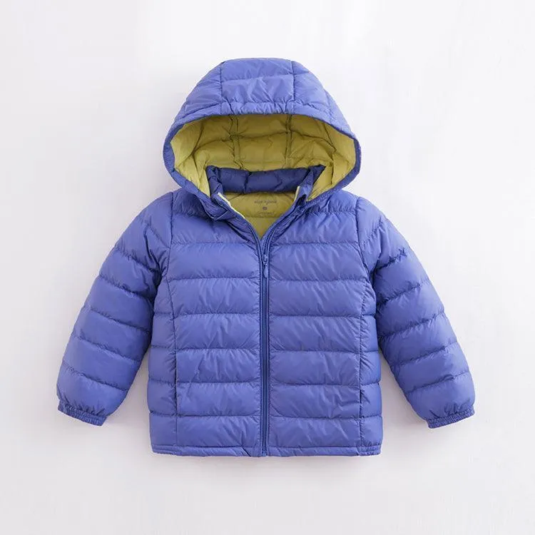 MARC & JANIE Boys Girls Ultralight Hooded Down Parka 221735