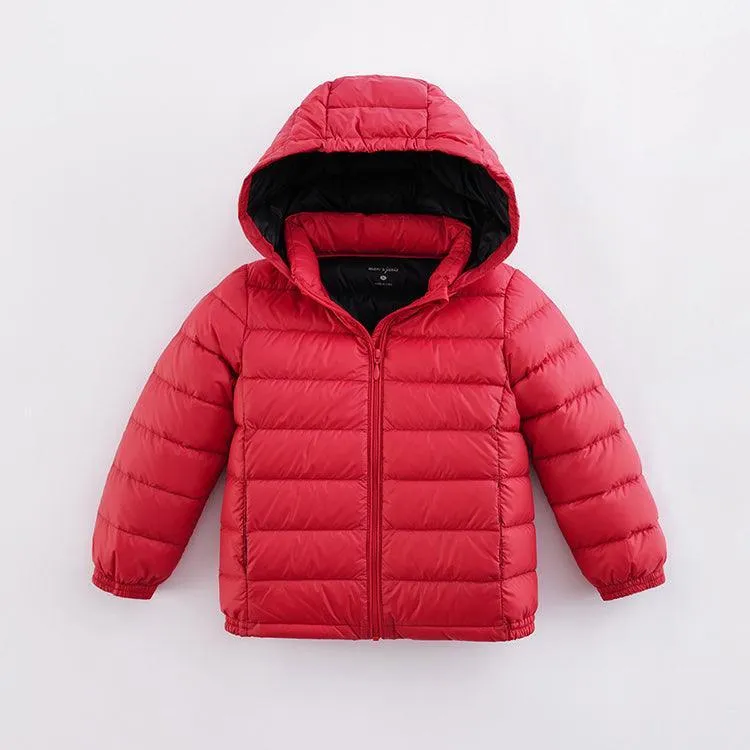 MARC & JANIE Boys Girls Ultralight Hooded Down Parka 221735