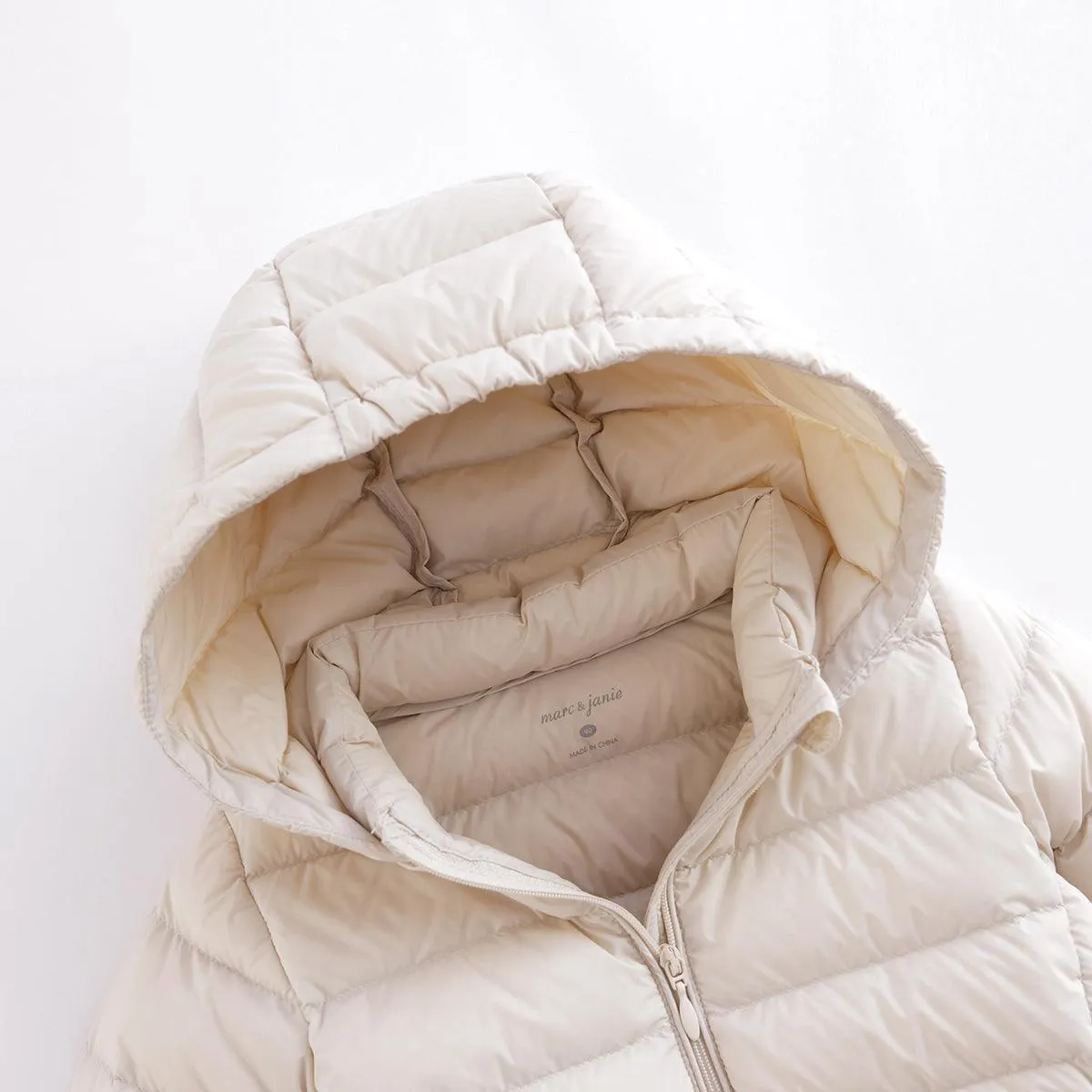 MARC & JANIE Boys Girls Ultralight Hooded Down Parka 221735
