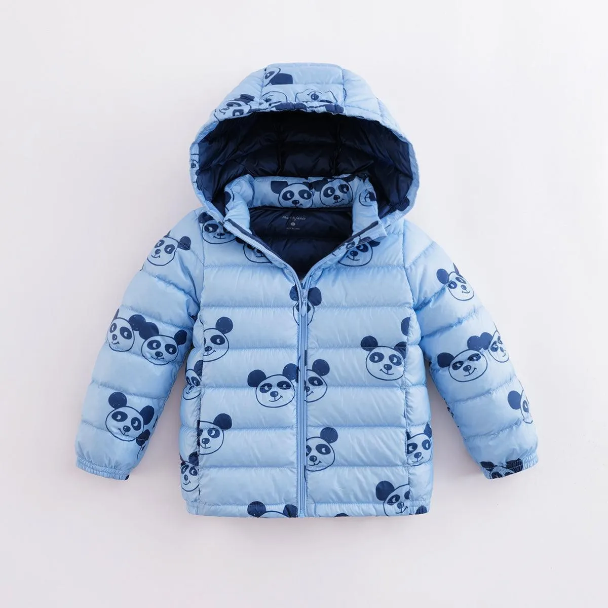 MARC & JANIE Boys Girls Ultralight Printed Hooded Down Parka 541889