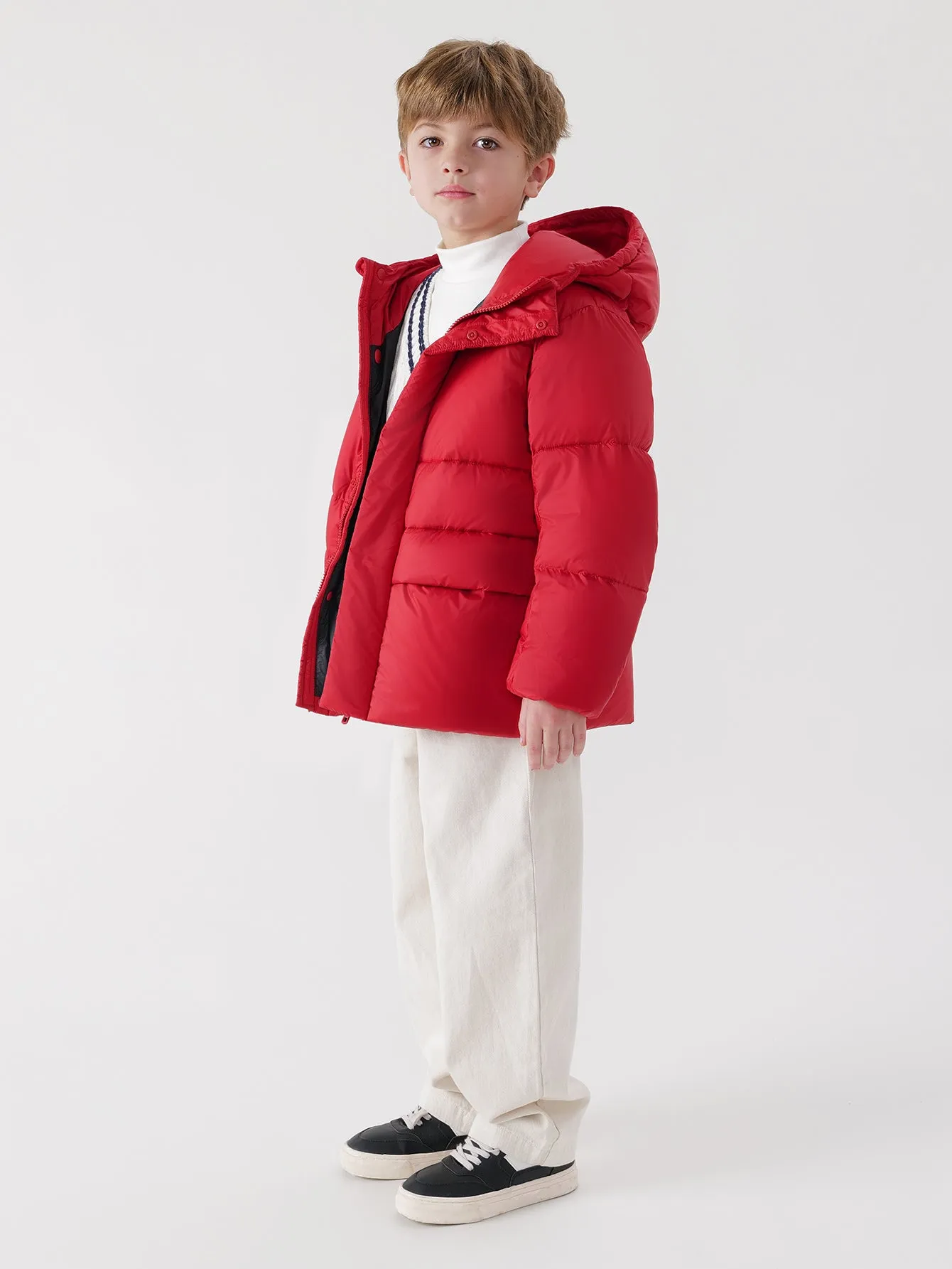 MARC & JANIE Boys Ultralight Hooded Down Parka  231510