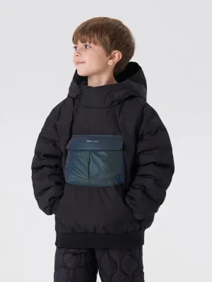 MARC & JANIE Boys Ultralight Laser Pocket Hooded Down Parka  231218