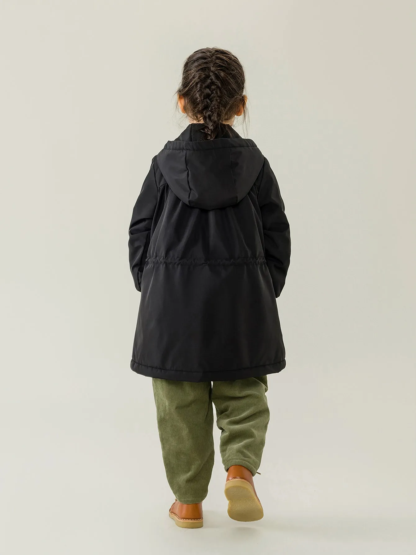 MARC & JANIE Girls Hooded Mid-length Parka 221731