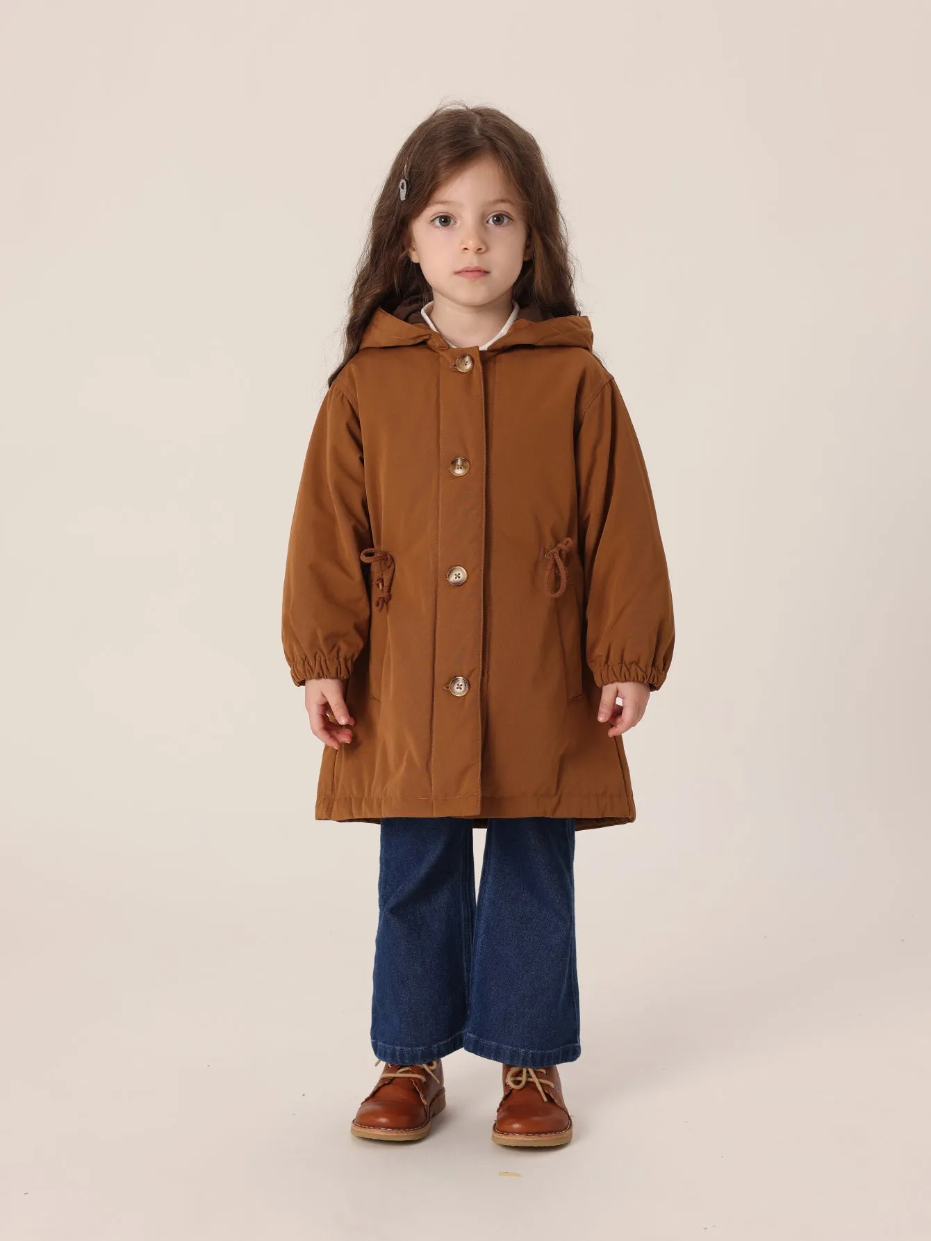 MARC & JANIE Girls Hooded Parka 213316