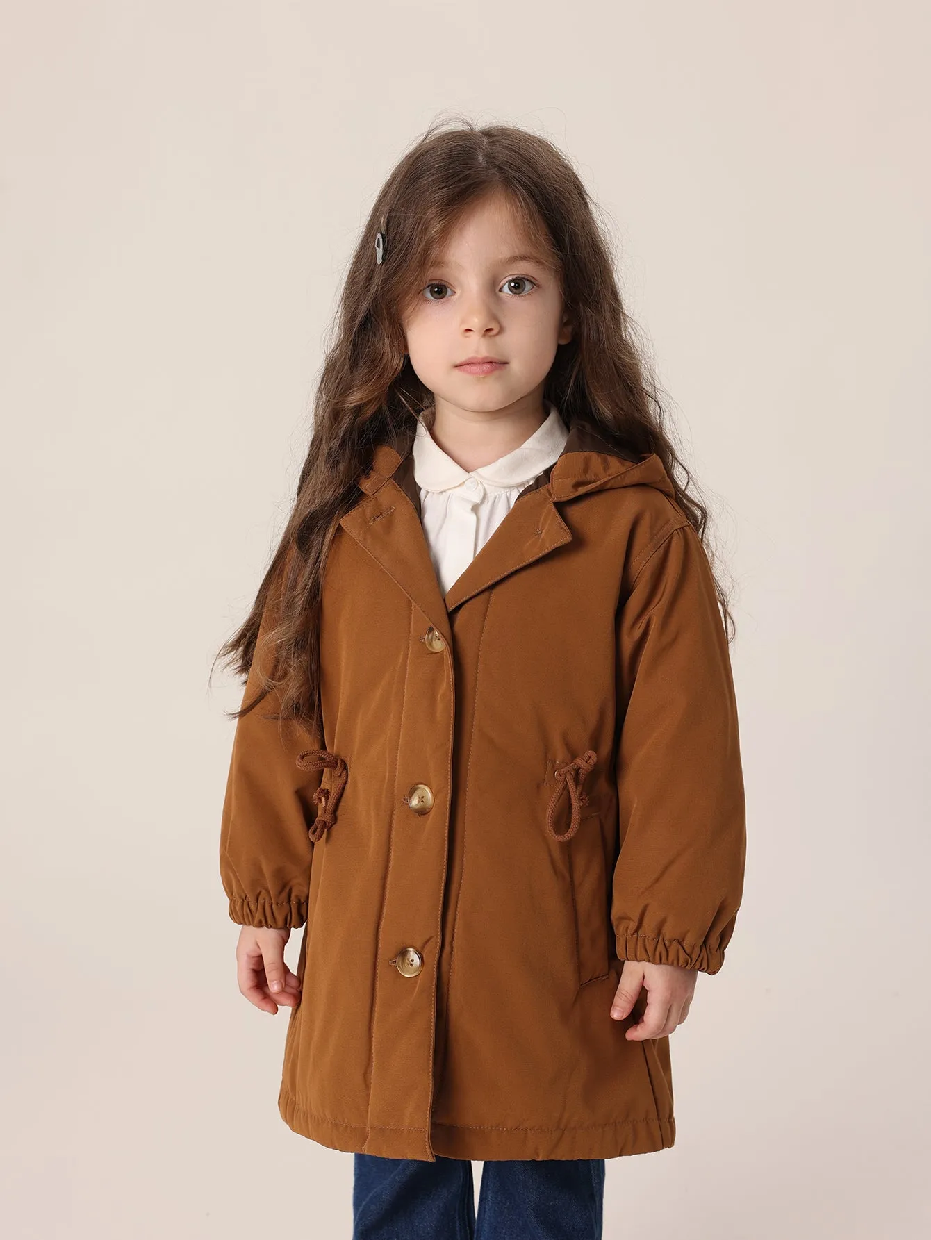 MARC & JANIE Girls Hooded Parka 213316