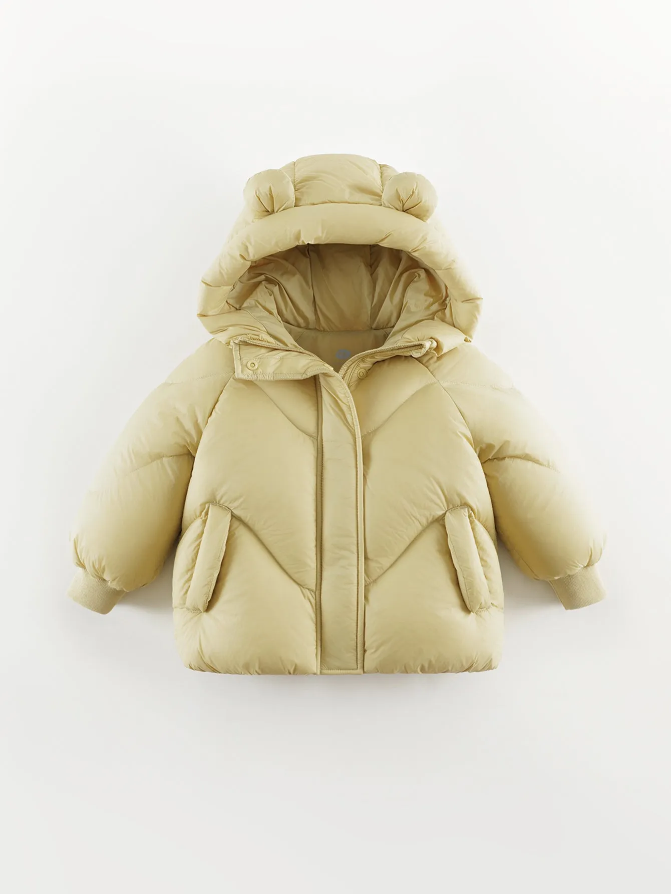 MARC & JANIE Girls Ultralight Bear Ears Hooded Down Parka 241199